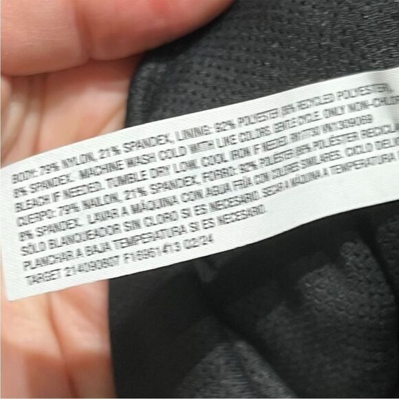 All In Motion Black Everyday Soft Active Bodysuit, Size XS, NWT - Picture 9 of 11